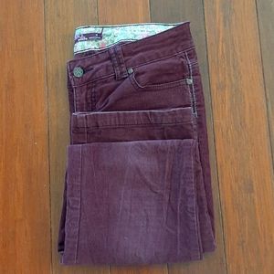 Prana Corduroy Pants Women's 4
